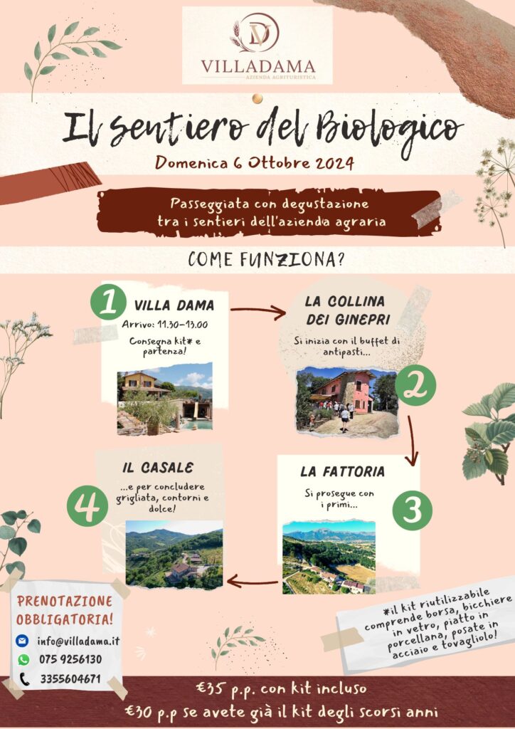 locandina sentiero del biologico 2024
